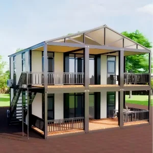 Luxury Portable Prefabricated Expandable Modular Steel Container House Modern Durable Quality Villa Application Low Price