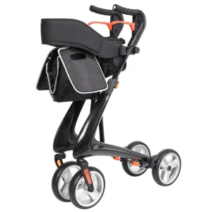 Carbon Fiber Rehabilitation Equipment with 110 Kg Maximum Load Weight Seniors Ultalight Rollator