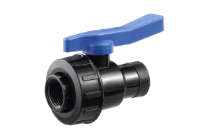 High-Quality PP Ball Valve(F-F Thread)-Minde Factory PP Compression Fittings For HDPE Pipes With PN16 Service, Factory