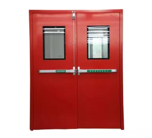 Double Doors Steel Emergency Exit Door with Other Cleaning Equipment