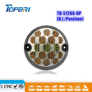 Lanterna Traseira de Indicador de Posição Frontal LED Automotiva Premium 10-30V para Segurança