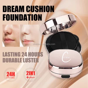 OTVENA Vegan Hydrating Cushion Foundation Moisturizer Oil Control Whitening CC Cream