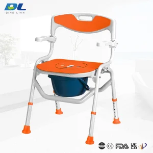 Cadeira de Chuveiro Commode Dinglian Dl-9019 para Uso Doméstico para Idosos