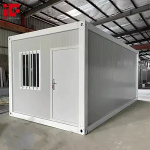 High Quality Prefabricated Tiny House Portable 20ft Flat Pack Modular Prefab Camping Homes