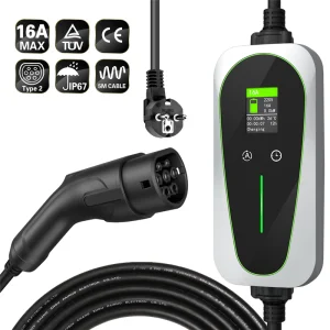 China 16A EV Portable Charger Type 2 Level 2 Home Charger Manufacturer, Suppliers