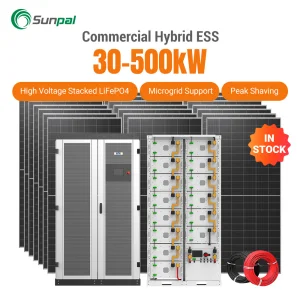 Sunpal Hybrid Solar Panels Energy System Kit Complete 30Kw 50Kw 100Kw 150Kw 15Kw Off-Grid Solar Power System