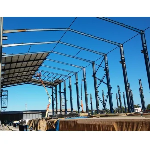 Materiales de construcción prefabricados estructura de acero metálico para taller en Argelia