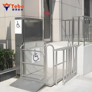 Home Wheelchair Stair Lift Elevator Vertical Hydraulic Driven Disabled Domestic