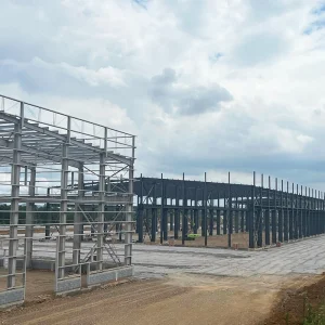 Estructura de acero modular expandible