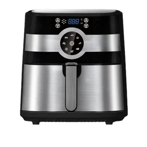 LK 8L Digital Touch Screen Double Deep Nonstick Air Fryer Modern Household Commercial Electric Toaster Oven Oil-free Fry 1 Year