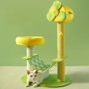 Small Summer Integrated Pet Ice Mat Cat Climbing Frame Scratching Board Nest Non-Occupied Cat Shelf and Supplies