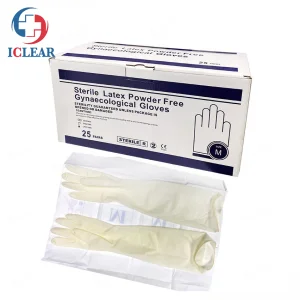 Luvas de látex cirúrgicas e luvas de látex para exame com pó ou sem pó