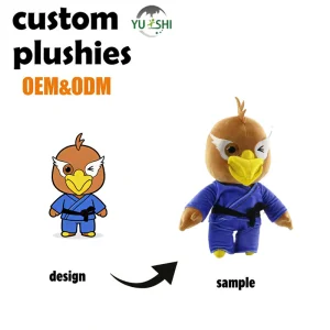 Animal de peluche personalizado de águila