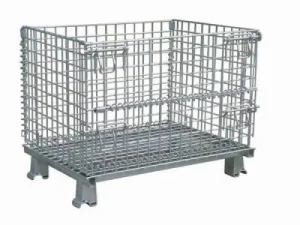 Foldable Steel Wire Mesh Pallet Cage