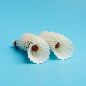 Most Durable Ganba Cigu Duck Feather Badminton Shuttlecock Situable for Indoor &amp; Outdoor Badminton Shuttlecock