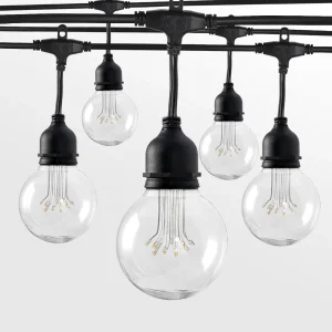 LED Colorful Light String Warm White Christmas Decorative G125 LED String Light