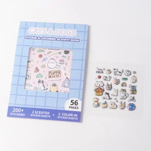 Sticker Coloring Activity Book
