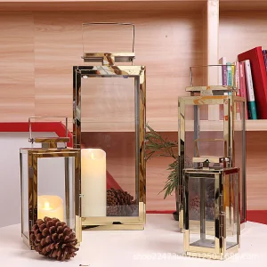 Large Candle Holder with Rustic Charm for Home Decor