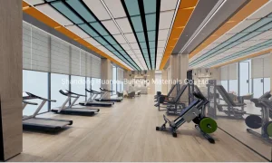 Acoustic Fiber Hanging Baffles Acoustic Clouds