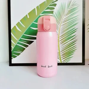 360ml Portable Cute Kids Double Wall Stainless Steel Stainless Steel Thermal Vacuum Flask for School Children