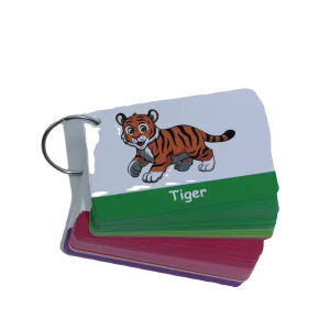Customize Printed Educational Kids Talking Word Flash Cards Learning Toy Cards Wholesale Green Alphabet Memory Learning Card