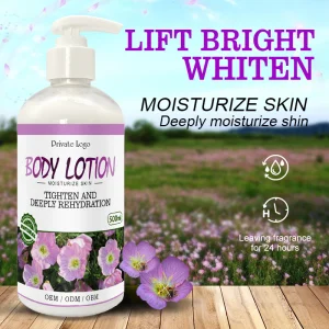 Private Label Natural Brightening Cream Skin Care Whitening Firming Body Lotion for Black Skin