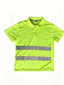 Wholesale New style work shirt with collar, short sleeve, construction road sanitation and safety clothing, reflective, available in stock for all seasons. Supplier, Factories