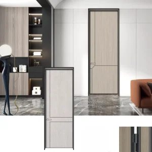Unpainted Aluminum-Wooden Doors