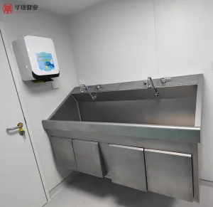 High Quality Surgical Scrub Sinks &amp; Operating Room Scrub Stations Thicker 304 Stainless Steel Hand Washing Sink
