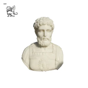 White Marble Roman Custom Figure Head Bust Statue Mfsg-22