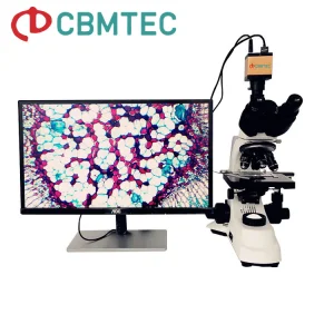 Trinocular Biological Microscope with Superior LED Lighting for Labs