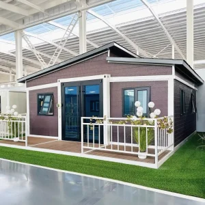 Fábrica 20FT Lujo Moderno Prefabricado Plegable Modular Móvil Habitación Portable Movible Llave en Mano Pequeña Casa Prefabricada de Contenedor Expandible