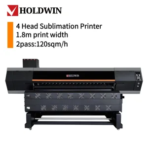 1.8m Large Format Digital Dry Sublimation Textile Printing Machine for Fabric with 4 I3200