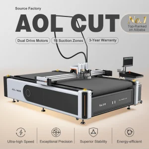 AOYOO Auto Feeding Flatbed Cutter Oscillating Knife Cutting Machine For Advertising Sticker KT Board