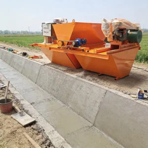 High Efficiency U-Shaped Ditch Slipform Construction Machine