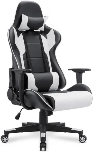 Ergonomic Adjustable Swivel Task Gaming Chair with Headrest and Lumbar Support