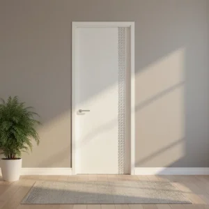 Factory Manufacturer Melamine MDF Door Kitchen Modern Interior Melamine Wooden Doors