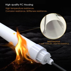 Eco-Rancher IP66 Waterproof LED Tube Light DIP Switch Power and CCT Option