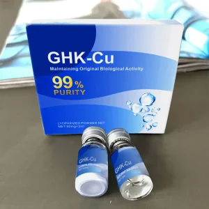Collagen Blue Copper Peptide Beauty Ampoule for Skin Repair and Anti-Aging Vitamin C Firming Facial Serum