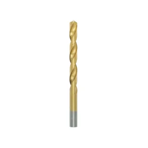 DIN338 HSS Fully Ground Jobber Length Tin Coated Metal Twist Drill Bit