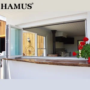 Industrial Style Loft Urban Design Aluminum Folding Window