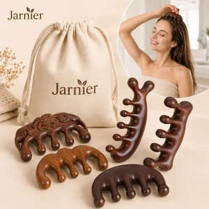 Scalp Massager Wooden Comb