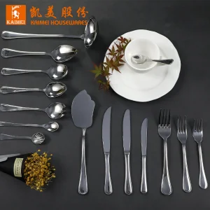 Wholesale High-End Stainless Steel Flatware Set Spoons Fork Knife Hotel Tableware