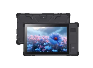 8 Inch HD Display 8GB+256GB Android 13 Fap30 Fingerprint Biometric NFC Module Rugged Industrial Tablet
