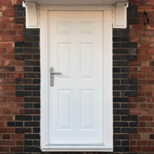 Mejor precio en China puerta de entrada de acero de alta calidad y a prueba de agua, puertas de seguridad de acero para exteriores