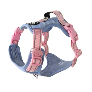 No Pull Lightweight Soft &amp; Comfortable Cushion Pet Chest Dog Harnesses Vest with Multi Color Adjustable Durable Breathable Mesh