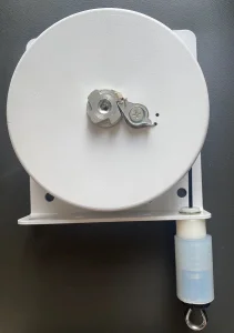 Spring-Loaded Cord Retractor for EV Charger Cable Cable Organizer and Tidy for a Clean and Clutter-Free Gas Station Cable Management System Level 2 Charging