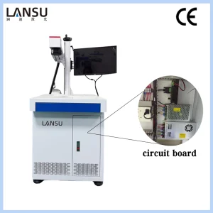 MOPA Fiber Laser Marking Machine for Stainless Steel Black Marking Color Marking Aluminum Logo and QR Code
