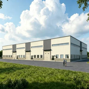 Custom High Quality Metal Framed Modular Prefab Industrial Steel Structure Factory Buildings Large Workshop CE ISO Manufacturer