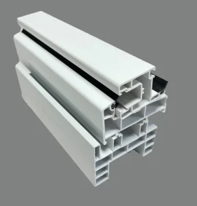 60mm Section Casement Series PVC/UPVC Windows Doors For Hospital Supermarket Bathroom Outdoor Use-Durable Building Construction